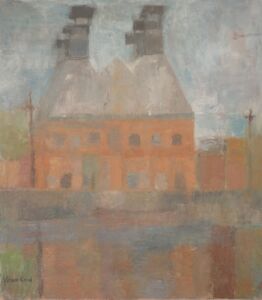 Felaw Maltings 2000, Oil on canvas, 46x51cm