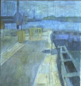 Lock Gate 2000, Oil on canvas, 46x51cm