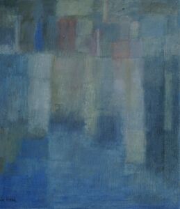 Water Light 2000, Oil on canvas, 46x51cm