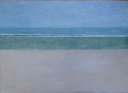 Beihai coast 2004, Oil on canvas, 34x25cm