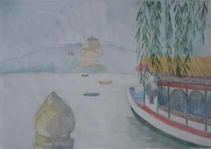 Summer Palace Beijing 2004, Watercolour, 38x26cm