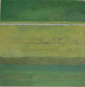 Yulin Rice Fields 2005, Oil on canvas, 25x25cm