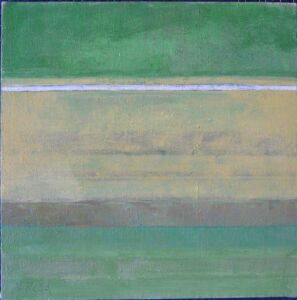 Yulin Rice Fields 2005, Oil on canvas, 25x25cm