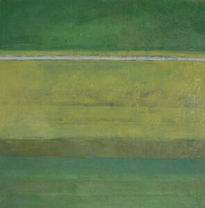 Yulin Rice Fields 2005, Oil on canvas, 25x25cm
